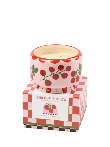 Paddywax A Dopo Heirloom Tomato 4 Wick Candle, 680g - view 2, Red