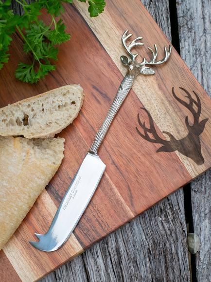 Culinary Concepts Stag Head Cheese Knife - view 2, Metallic