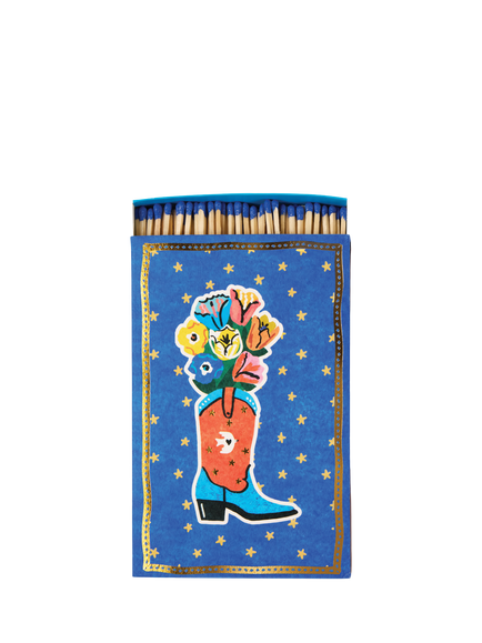 Paddywax Cowboy Large Matches, Blue