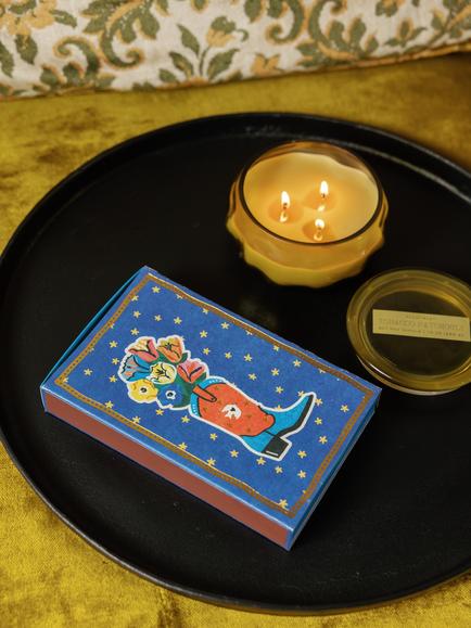 Paddywax Cowboy Large Matches - view 2, Blue
