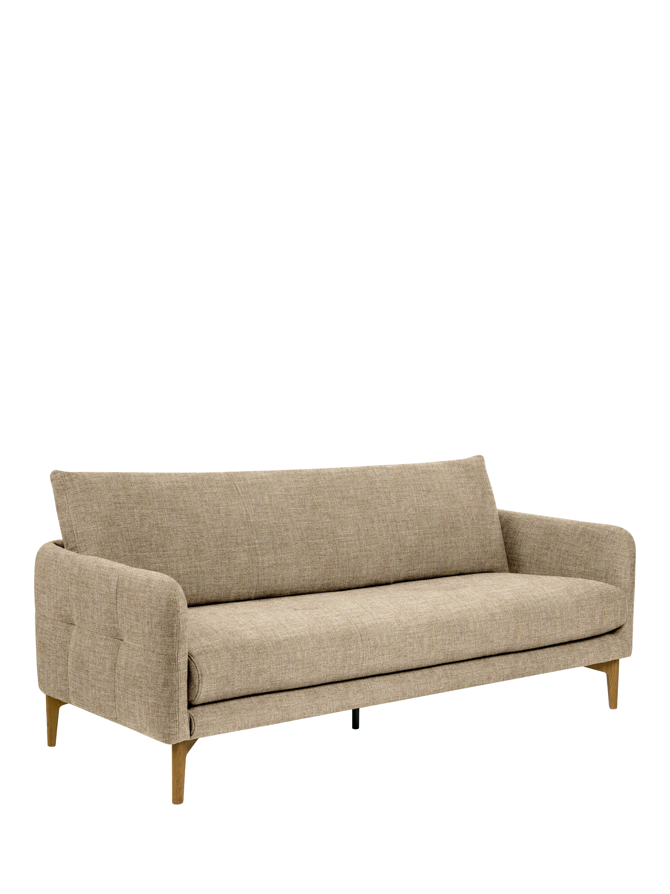 Ilmer Range, ercol Ilmer Large 3 Seater Sofa, Fine Weave Natural