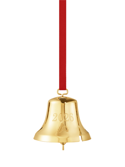 Georg Jensen Christmas Collectibles 2026 Bell Tree Decoration, Gold, Gold Plated Brass