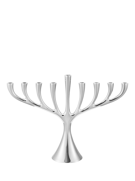 Georg Jensen Cobra Stainless Steel Hanukkah Menorah, Stainless Steel