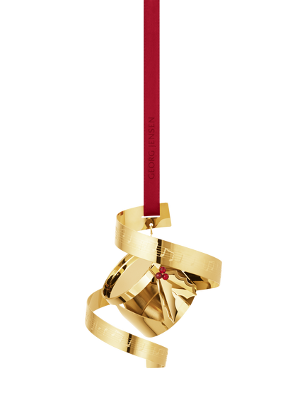 Georg Jensen Christmas Collectibles 2026 Drum Mobile Tree Decoration, Gold, Gold Plated Brass