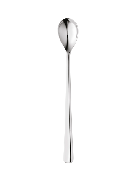 Robert Welch Malvern Bright Stainless Steel Long Handled Latte Spoon, Silver