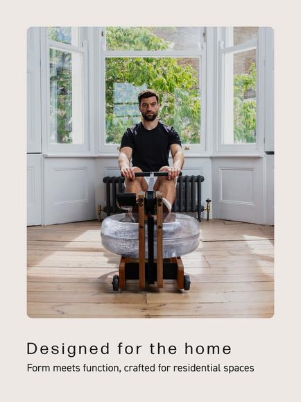 WaterRower Original Series Rowing Machine, Vintage Oak - view 2, Vintage Oak
