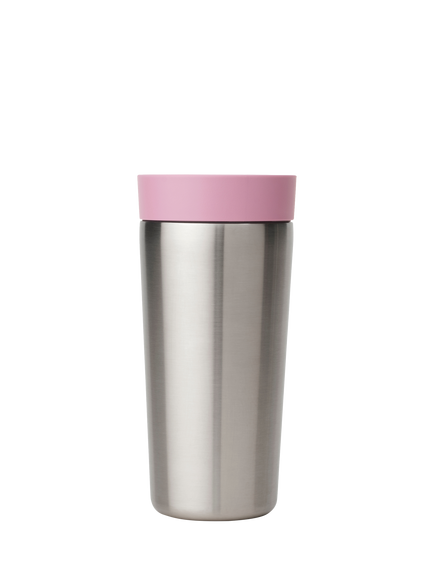 Brabantia Make & Take Insulated Leak-Proof Travel Mug, 360ml, Lilac Pink