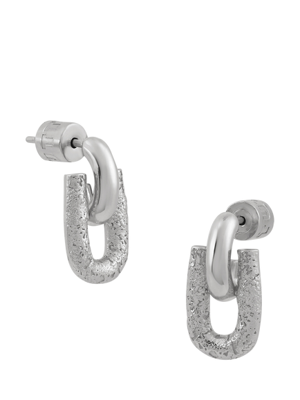 TUTTI Evolve Link Earrings, Silver, Silver