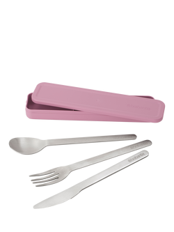 Brabantia Make & Take Cutlery Set, 3 Piece, Lilac Pink, Lilac Pink