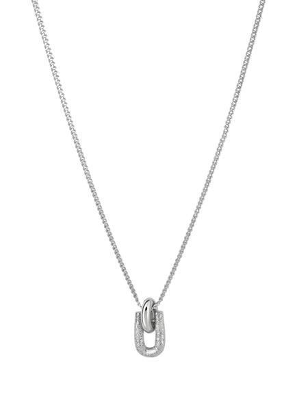 TUTTI Evolve Link Chain Pendant Necklace, Silver, Silver