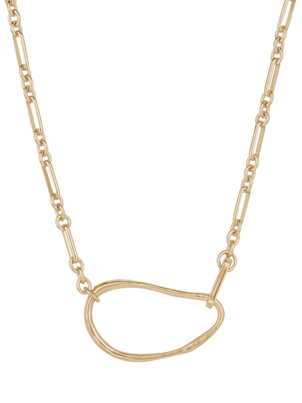 TUTTI Open Pendant Necklace, Gold, Gold