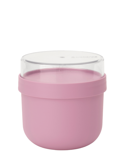 Brabantia Make & Take Breakfast Bowl, 500ml, Lilac Pink, Lilac Pink