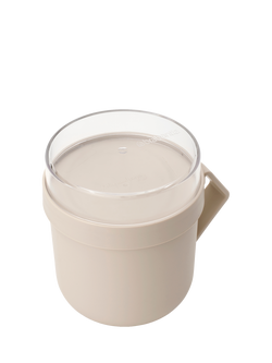 Brabantia Make & Take Soup Mug, 600ml, Soft Beige - view 2, Soft Beige
