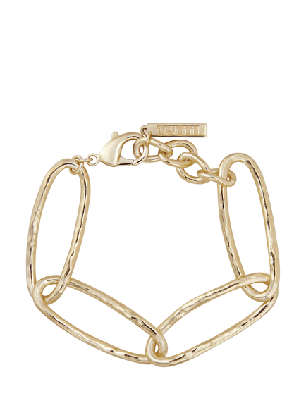 TUTTI Wave Link Chain Bracelet, Gold, Gold