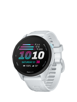 Garmin Forerunner 70 GPS Running Smartwatch, Whitestone