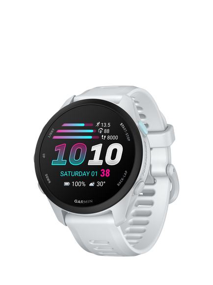 Garmin Forerunner 70 GPS Running Smartwatch, Whitestone