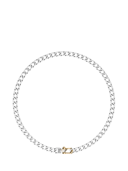 Emporio Armani Chunky Necklace, Silver, Silver
