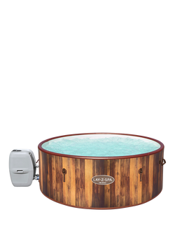 Lay-Z-Spa Helsinki AirJet Plus Inflatable Square Smart Hot Tub with Cover, 7 Person, 