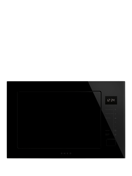 Smeg Musa FMI225BI​ Intergrated Microwave with Grill, Black, Black