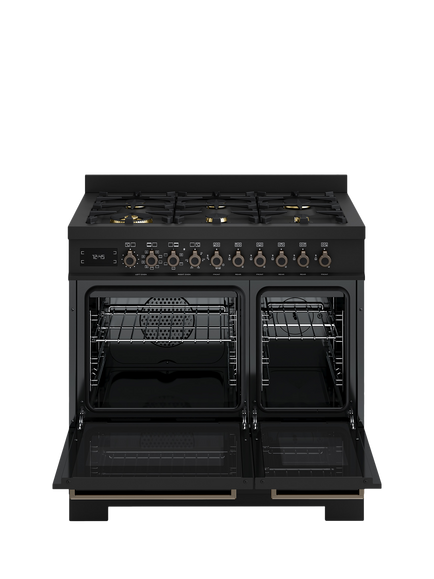 Bertazzoni Professional Series 90cm Dual Fuel Range Cooker with Gas Hob, Carbonio - view 2, Carbonio