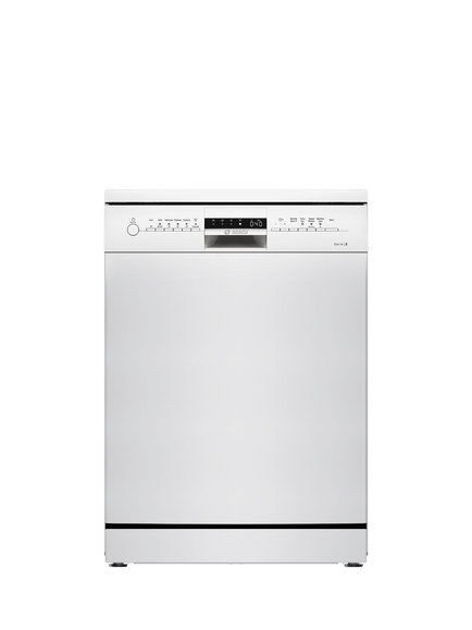 Bosch Series 2 SMS2ITW67G Freestanding Dishwasher, White, White