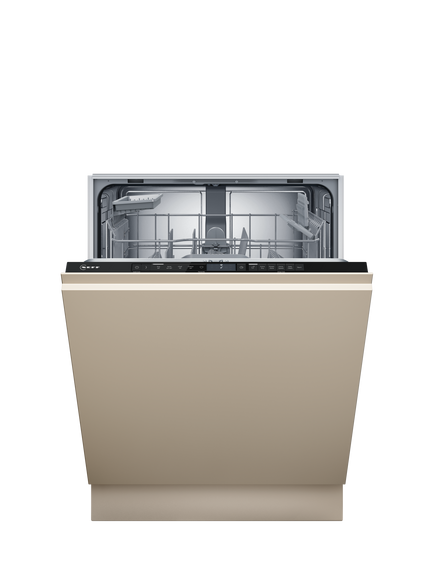 Neff N30 S153HKX06G Fully Integrated Dishwasher, White, White