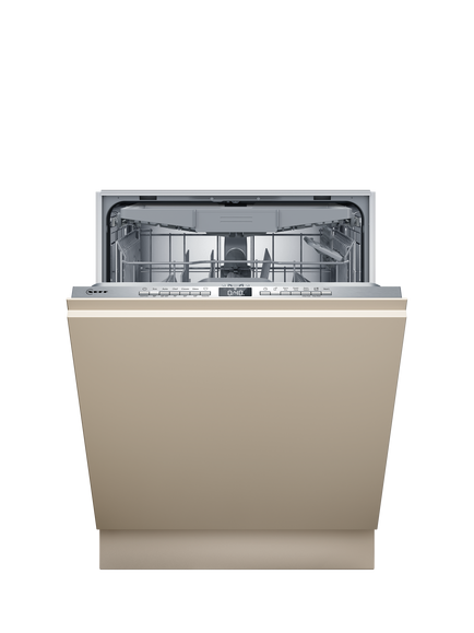 Neff N50 S175HVX14G Fully Integrated Dishwasher, White, White