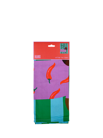 DesignWorks Ink Coming In Hot Dachshund Tea Towel - view 2, Green