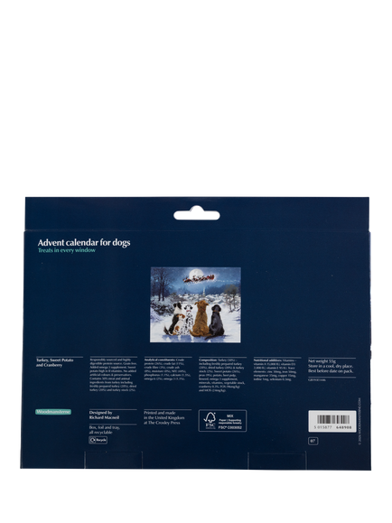 Woodmansterne Dog Treat Advent Calendar - view 2, Multi Multi