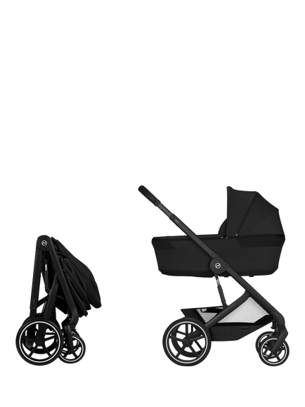 Cybex Balios S Lux Pushchair & Fold Carrycot - view 2, Black