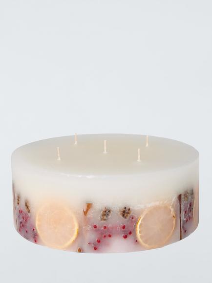 John Lewis Winter Spice XL Five Wick Pillar Candle, 4.4kg, Multi