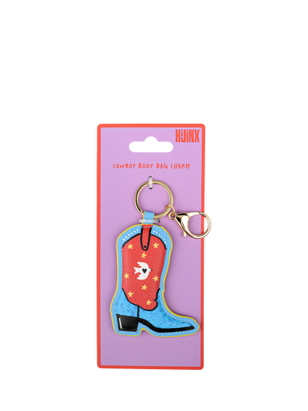 DesignWorks Ink Cowboy Boot Keyring, Purple