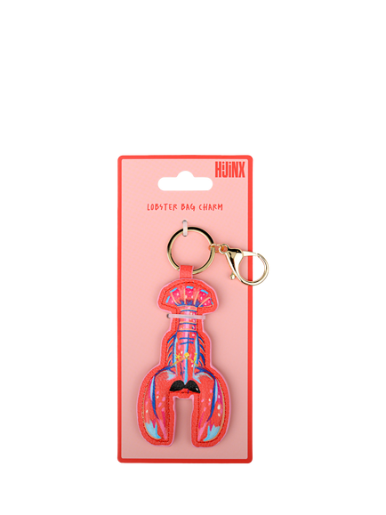 DesignWorks Ink Lobster Keyring, Pink