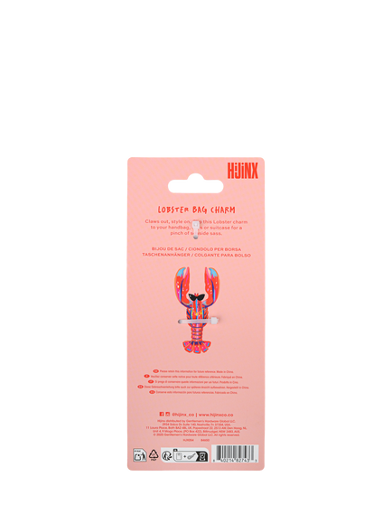 DesignWorks Ink Lobster Keyring - view 2, Pink