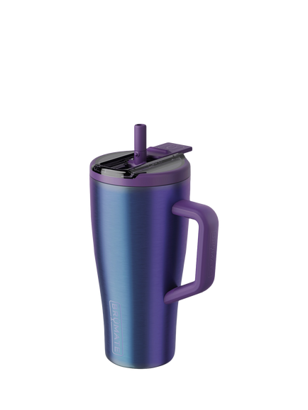 BrüMate Era Flip Straw Leak-Proof Tumbler, 890ml, Dark Aura