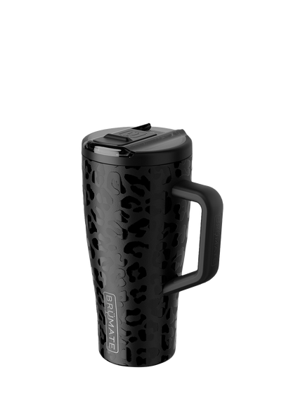 BrüMate Era Flip Straw Leak-Proof Tumbler, 890ml - view 2, Onyx Leopard