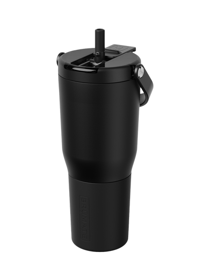 BrüMate Resa Flip Straw Leak-Proof Tumbler, 1.04L, Black