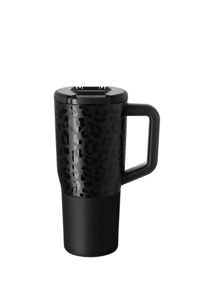 BrüMate Müv Leak-Proof Insulated Travel Mug, 740ml, Onyx Leopard