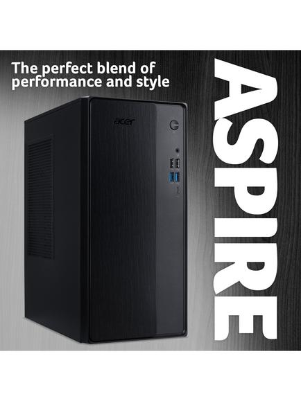 Acer Aspire TC-102 Desktop PC, Intel Core 5 Processor, 8GB RAM, 512GB SSD, White - view 2, White