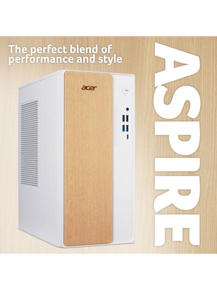 Acer Aspire TC-102 Desktop PC, Intel Core i7 Processor, 8GB RAM, 512GB SSD, White - view 2, White
