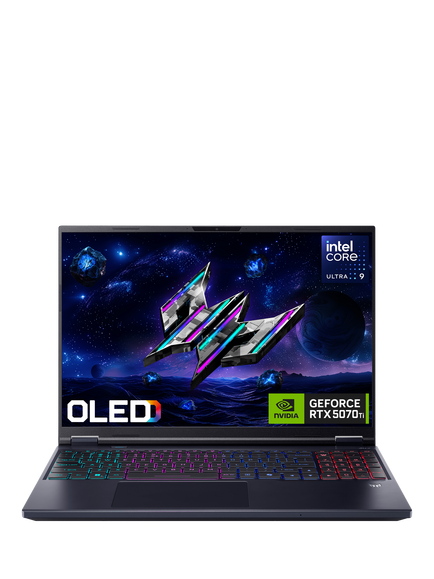 Acer Predator Helios Neo 16s AI Gaming Laptop, Intel Core Ultra 9 Processor, 32GB RAM, 1TB SSD, RTX 5070 Ti, 16” WQXGA OLED, Black, Black