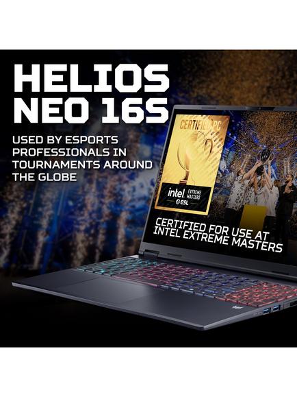 Acer Predator Helios Neo 16s AI Gaming Laptop, Intel Core Ultra 9 Processor, 32GB RAM, 1TB SSD, RTX 5070 Ti, 16” WQXGA OLED, Black - view 2, Black