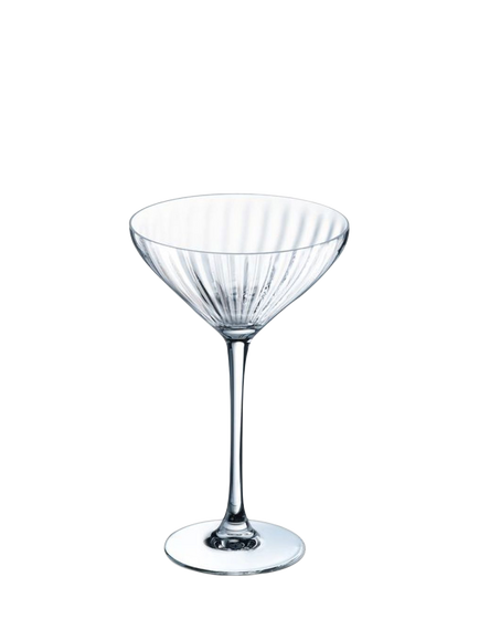Chef&Sommelier Symetrie Crystal Coupe Cocktail Glass, Set of 6, 220ml, Clear, Clear