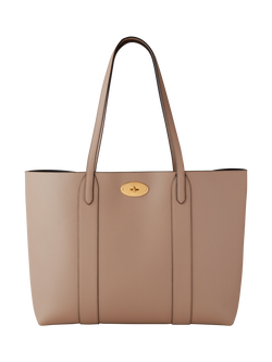 Mulberry Bayswater Small Classic Grain Leather Tote Bag, Maple, Maple