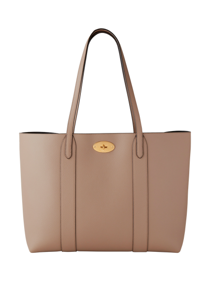 Mulberry Bayswater Small Classic Grain Leather Tote Bag, Maple, Maple