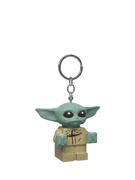 Brand Threads LED Grogu Baby Yoda Keyring, Green Mid - view 2, Green Mid