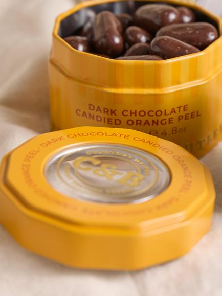 Cartwright & Butler Dark Chocolate Candied Orange Peel, 135g - view 2, Multi