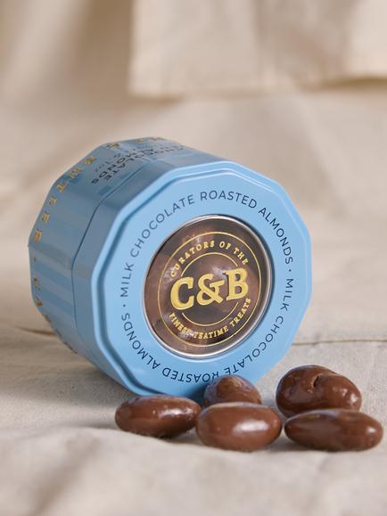 Cartwright & Butler Milk Chocolate Roasted Almonds, 115g - view 2, Multi