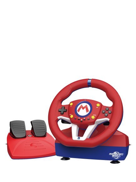 Hori Mario Kart Racing Wheel Pro Mini for Nintendo Switch 2, Red - view 2, Red