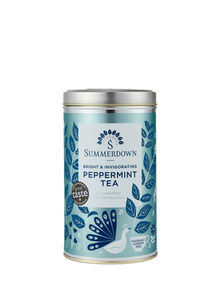 Summerdown Peppermint Tea Tin, 30g, Multi
